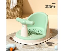 Kinder Douche Stoeltje Comfort - Draagbare Douchezit voor Baby's en Peuters - Groen - Veilig & Gemakkelijk in Gebruik - Ideaal voor Groei