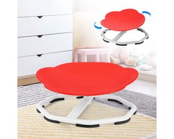 Kinder Draaistoel Sensorische Draaistoel voor kinderenVerbeter de balansen coördinatievaardighedenTOT 100kg rood