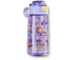 Kinder drinkbeker met rietje - beker 600ml - beker met rietje - drinkbeker kids