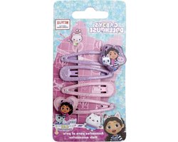 Kinder Haarspeldjes - Kinderaccessoires Meisjes - Haar Decoreren - Glitter Afwerking - 4 stuks - Paars Roze