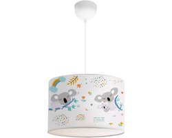 Kinder hanglamp Rugby wit met koala motief lux.pro