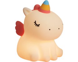 Kinder Nachtlampje Eenhoorn - Nachtlampje Baby - Met aanraaksensor- Veilig voor kinderen - USB Oplaadbaar - Dimbaar - LED - Slaap Maatjes