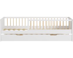 Kinder onderschuifbed 190x90cm wit ADAM