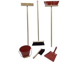 Kinder Schoonmaak Set - 6 delige Schoonmaakset - Montessori Speelgoed - poets set poetsset Kinderen