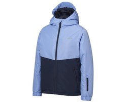 Kinder Ski jas - Blauw - Maat 134/140 - Wind- en Waterdicht - Met YKK Rits