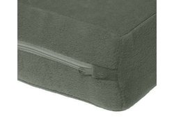 Kinder slaapbank set - Luxe logeermatras & sofa - 170 x 100 x 8 cm - Grijs - Design meubelset