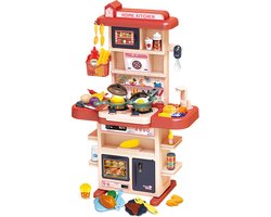 Kinder speelgoed - Keuken - Speelgoedkeukentje - 43 delig - Oranje
