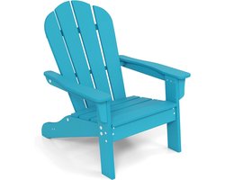 Kinder Stoel - Tuinstoel Kinderen - Buiten Zitten - Weerbestendig HDPE - 53x52x64 cm - Turquoise