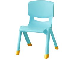 Kinder Tafel en Stoel - Kindermeubel Set - Spelen en Leren - Stabiele Constructie - 43cm - Doorzichtig