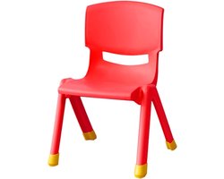 Kinder Tafel en Stoel Set - Kindertafel Set - Spelen en Leren - Stabiele Constructie - 55cm - Doorzichtig