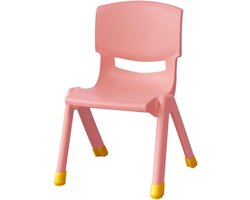 Kinder Tafel en Stoel Set - Kindertafel Stoel Kleuterstoel - Huiswerk en Knutselen - Verstelbare Hoogte - 53cm - Doorzichtig