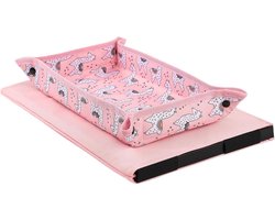 Kinder Vliegtuig Dienblad Hoes - Reis Organizer - Kinderen Vermaken - Morsbestendige Zone - 44 x 30 cm - Alpaca