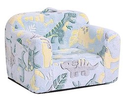 Kinderbank met Draaggreep en Zijzakken voor Kinderen – Lichtgewicht Armleuningstoel en Leesbank