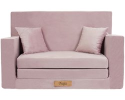 Kinderbank voor baby’s en peuters, uitklapbaar schuim 92x60x40 cm, roze