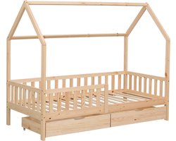 Kinderbed 190x90cm in hout met lades MARCEAU