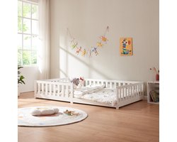 Kinderbed Tanna 120x200 cm wit [en.casa]