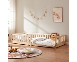 Kinderbed Tanna 90x200 cm naturel [en.casa]