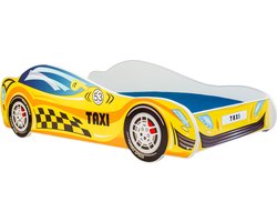 Kinderbed Taxi 140x70 met matras en lattenbodem