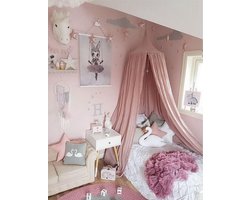 Kinderbedhemel - Hemel - Katoen - Klamboe - Voor slaapkamer en bed