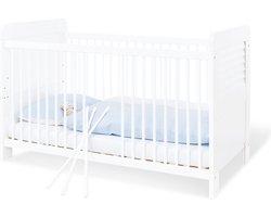 Kinderbedje Siena - Peuterbed - Ombouwbed - Veelzijdig ontwerp - 146 cm x 79 cm x 91 cm