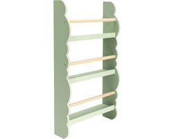 Kinderboekenkast met 3 Planken - Wandrek en Boekenorganizer voor de Kinderkamer