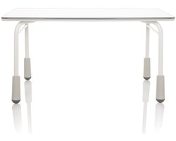 Kinderbureau KID GRO T 120x60 cm in hoogte verstelbaar lichtgrijs hjh OFFICE