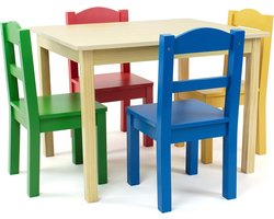 Kinderbureau - Kindertafel voor Jongen en Meisje - Tekentafel met Stoeltjes - Studie