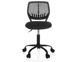 Kinderbureaustoel / kinderstoel KID QB stof zwart hjh OFFICE