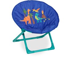 Kindercampingstoel - opvouwbaar - zithoogte 20 cm - dino