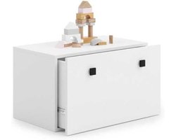 Kindercommode met lade - Speelgoedkist opberger - Kinderkamer organiseren - Volledig uittrekbare lade - 71 x 41 x 41 CM