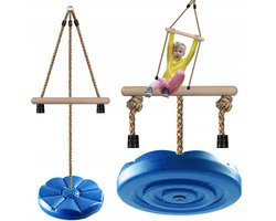 Kinderen ronde tuinschommel met sterke touw. t/M75KG