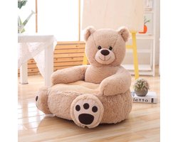 Kinderen sofa lichtbruin bear - Kinder fauteuil bank - kraamcadeau