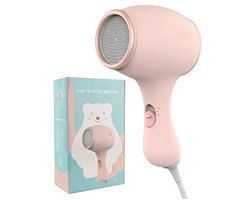 Kinderföhn voor Meisjes met 3 Temperatuurinstellingen - Veilig en Lichtgewicht Mini Haardroger voor Kinderen - Perfect Cadeau voor Verjaardagen en Feestdagen