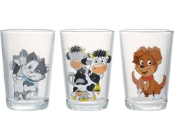 Kindergläser Hoftiere 205 ml Set van 3