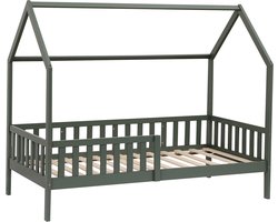 Kinderhutbed 190x90cm groen MARCEAU