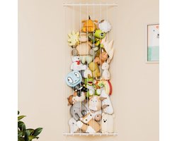 Kinderkamer Grote Opbergoplossing voor Knuffeldieren met Verstelbare Hoogte en Groot Capaciteit