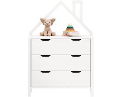 Kinderkamer-ladekast ELANO - Wit