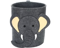 Kinderkamer Wasmand – Opbergmand voor Speelgoed en Wasgoed – Olifant Design – Lichtgewicht & Inklapbaar – Baby & Kind