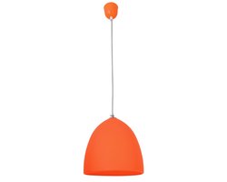 Kinderkamer Woonkamer Siliconen hanglamp "Catinus" diameter 25 cm Hoogte: 110,8cm Oranje