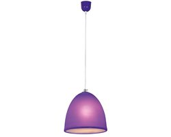 Kinderkamer Woonkamer Siliconen hanglamp "Catinus" diameter 25 cm Hoogte: 110,8cm Violet Paars