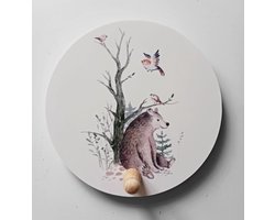 Kinderkapstok Bosdieren Beer-kapstok-kinderkamer-forestfriends-decoratie-babykamer