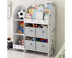 Kinderkast - Speelgoedkast Kinderkamer - Opbergkast - Stevig