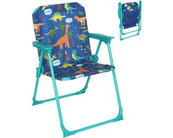 Kinderklapstoel - Dino - opvouwbaar - 36x51,5x37,5 cm - bonte kleuren