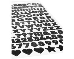 Kinderkoffer Grijsblauw incl. letter stickers - 35