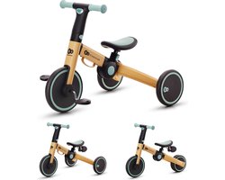 Kinderkraft 4TRIKE - Driewieler - 3-in-1 - Inklapbaar - Lichtgewicht - Geel