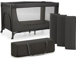 Kinderkraft JOY LIGHT - Reisbed 2-in-1 - Voor baby's tot 15 kg - Snel en eenvoudig inklapbaar - Grijs