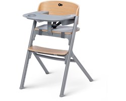 Kinderkraft LIVY Kinderstoel 3-in-1 – Van 6 Maanden tot 110 kg – Verstelbare Zitting – Ergonomisch Ontwerp – Nederlands Design – Hout