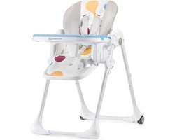 Kinderkraft YUMMY - Kinderstoel - In hoogte verstelbaar - Inklapbaar - 5-Puntsgordel - Multicolor