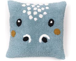 Kinderkussen met print Nijlpaard