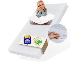 Kindermatras 120x200 cm - Omkeerbaar en Ademend - Geschikt voor Kinderbed en Tweepersoonsbed